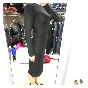 Giorgio Armani Black viscose dress size 38 NWT